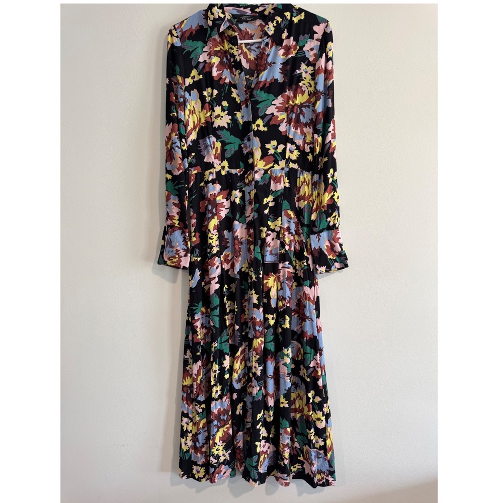 Wedding guest dress & Other Stories Paris Atelier Floral Midi Women 2‎ Black